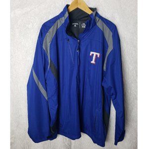 Texas Rangers Antigua Tempest Full-Zip Jacket